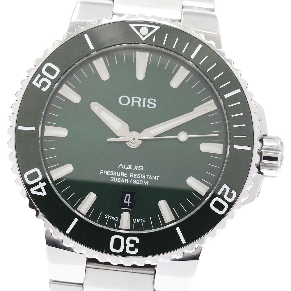 Men's ORIS Aquis Date Automatic Wristwatch 7730 4157 (1 of 6)