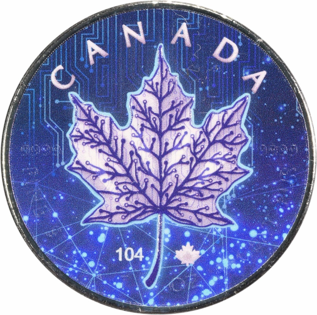 2022 Maple Leaf $5 Silver Coin Artificial Intelligence Theme Uncirculated (1 of 2)