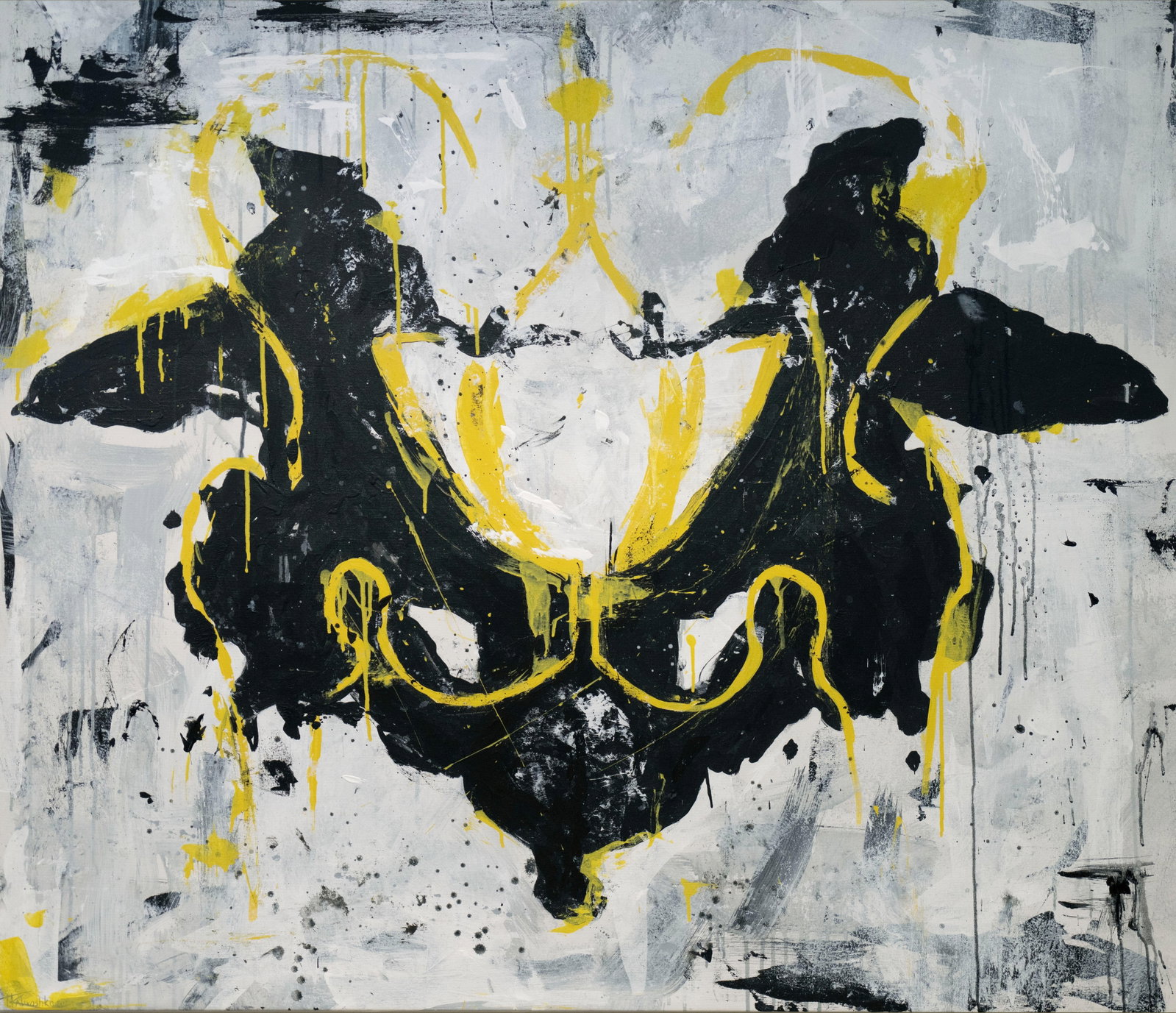 Desert Flower Abstract Painting 48 x 57 by Tetiana Kalivoshko: Desert Flower Abstract Painting 48 x 57 by Tetiana Kalivoshko Immerse yourself in the captivating beauty of "Desert Flower..." an abstract painting by Tetiana Kalivoshko. Created in 2021, this strikin