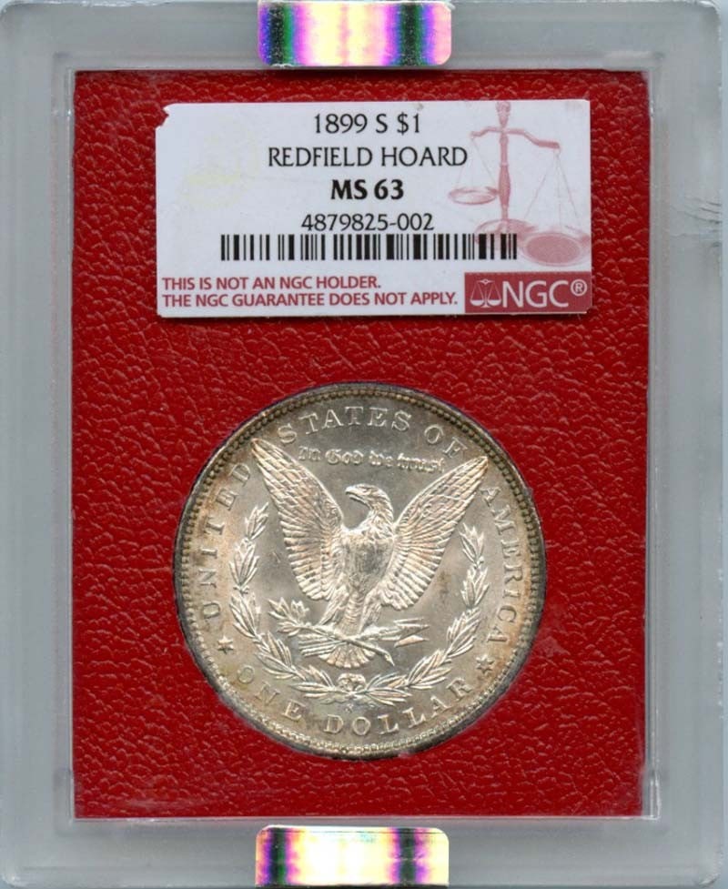 1899-S Morgan Dollar NGC MS63 Redfield Hoard Uncirculated (1 of 2)
