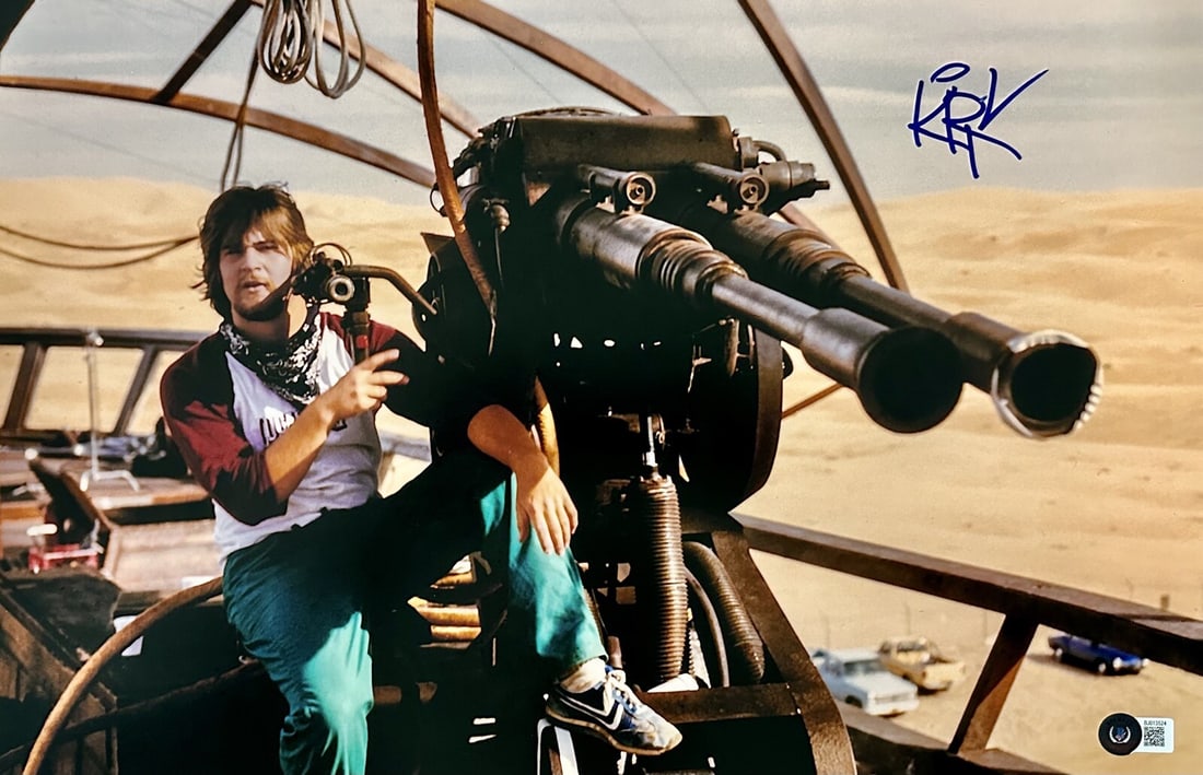 Kirk Thatcher Signed 12x18 Star Wars Jedi Photo Beckett Certified: Kirk Thatcher Signed 12x18 Star Wars Jedi Photo Beckett Certified This is an original autographed 12x18 photograph from the iconic film Star Wars: Return of the Jedi, signed by Kirk Thatcher, known fo