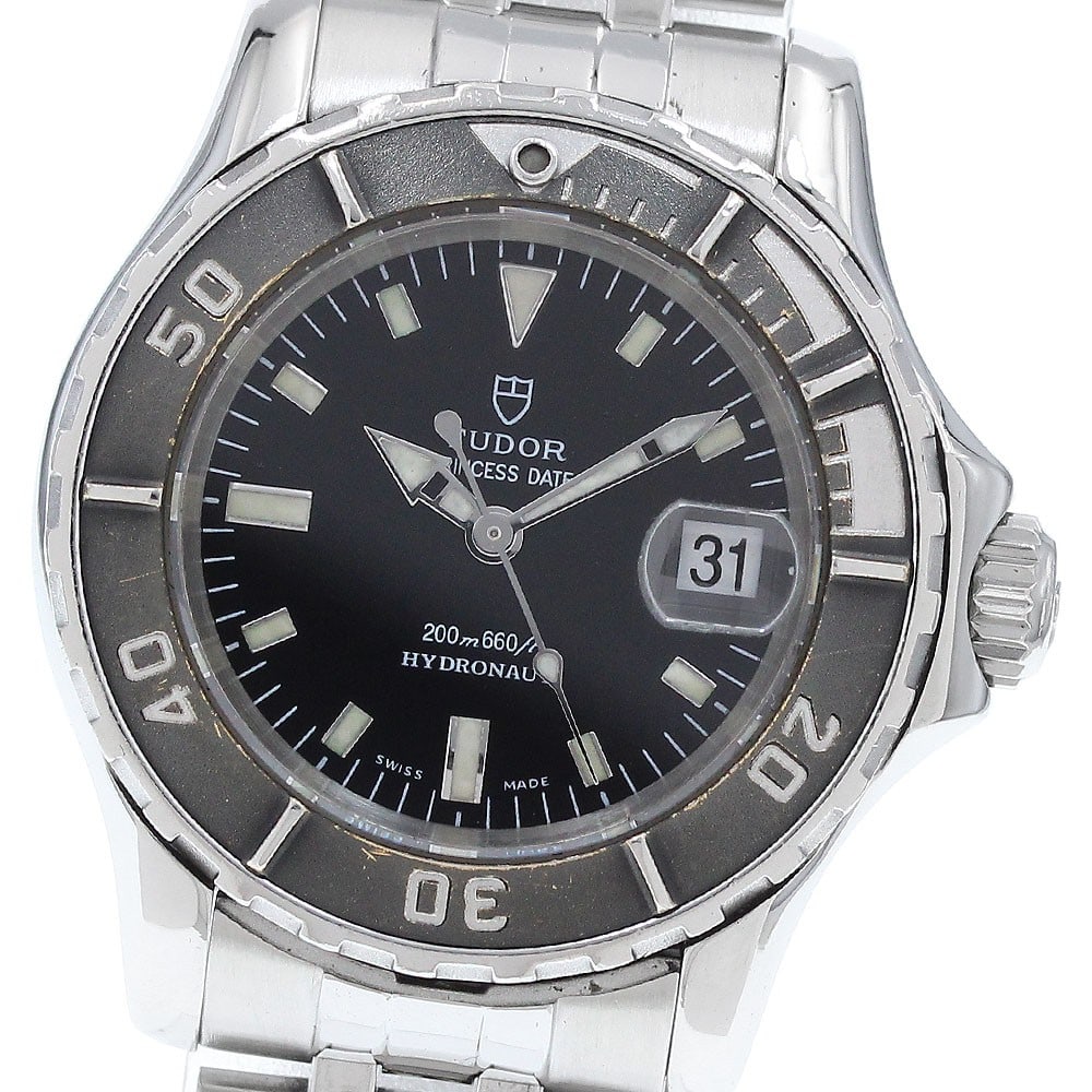 TUDOR Princess Date Hydronaut 99090 Ladies Wristwatch: TUDOR Princess Date Hydronaut 99090 Ladies Wristwatch TUDOR Princess Date Hydronaut Date ladies wristwatch in pre-owned condition. This Swiss-made watch is designed for women and reflects the Princess