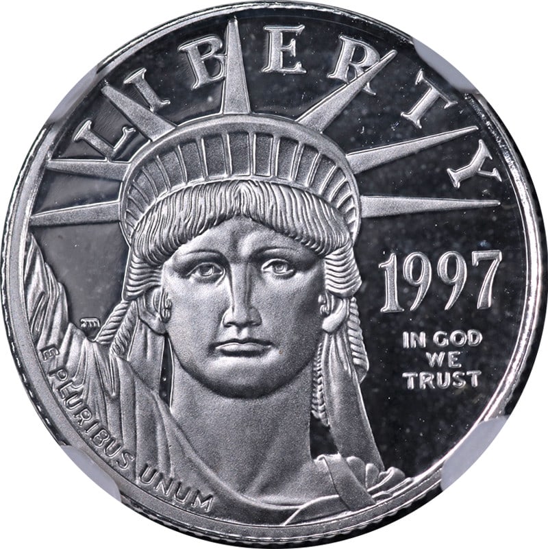 1997-W Platinum American Eagle $10 NGC PF69 Ultra Cameo Coin (1 of 4)