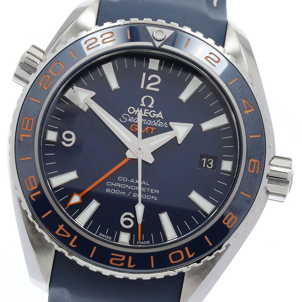 OMEGA Seamaster Planet Ocean Men's Wristwatch 232.32.44.22.03.001: OMEGA Seamaster Planet Ocean Men's Wristwatch 232.32.44.22.03.001 This is a pre-owned OMEGA Seamaster Planet Ocean GoodPlanet men's wristwatch, model 232.32.44.22.03.001. Made in Switzerland, this tim