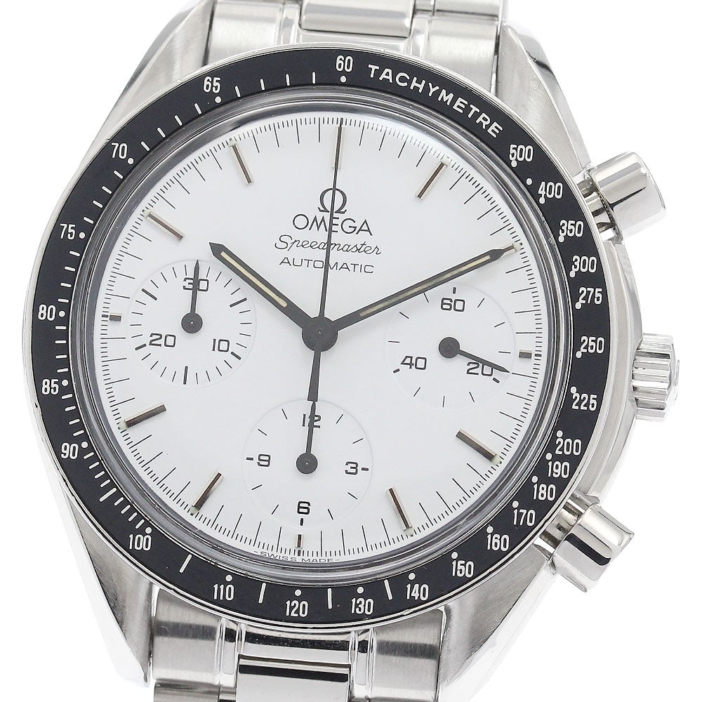 OMEGA Speedmaster Marui Limited Edition Men's Chronograph Wristwatch 3510.20: OMEGA Speedmaster Marui Limited Edition Men's Chronograph Wristwatch 3510.20 This is an OMEGA Speedmaster Marui Limited Edition chronograph wristwatch for men. Made in Switzerland, this pre-owned time