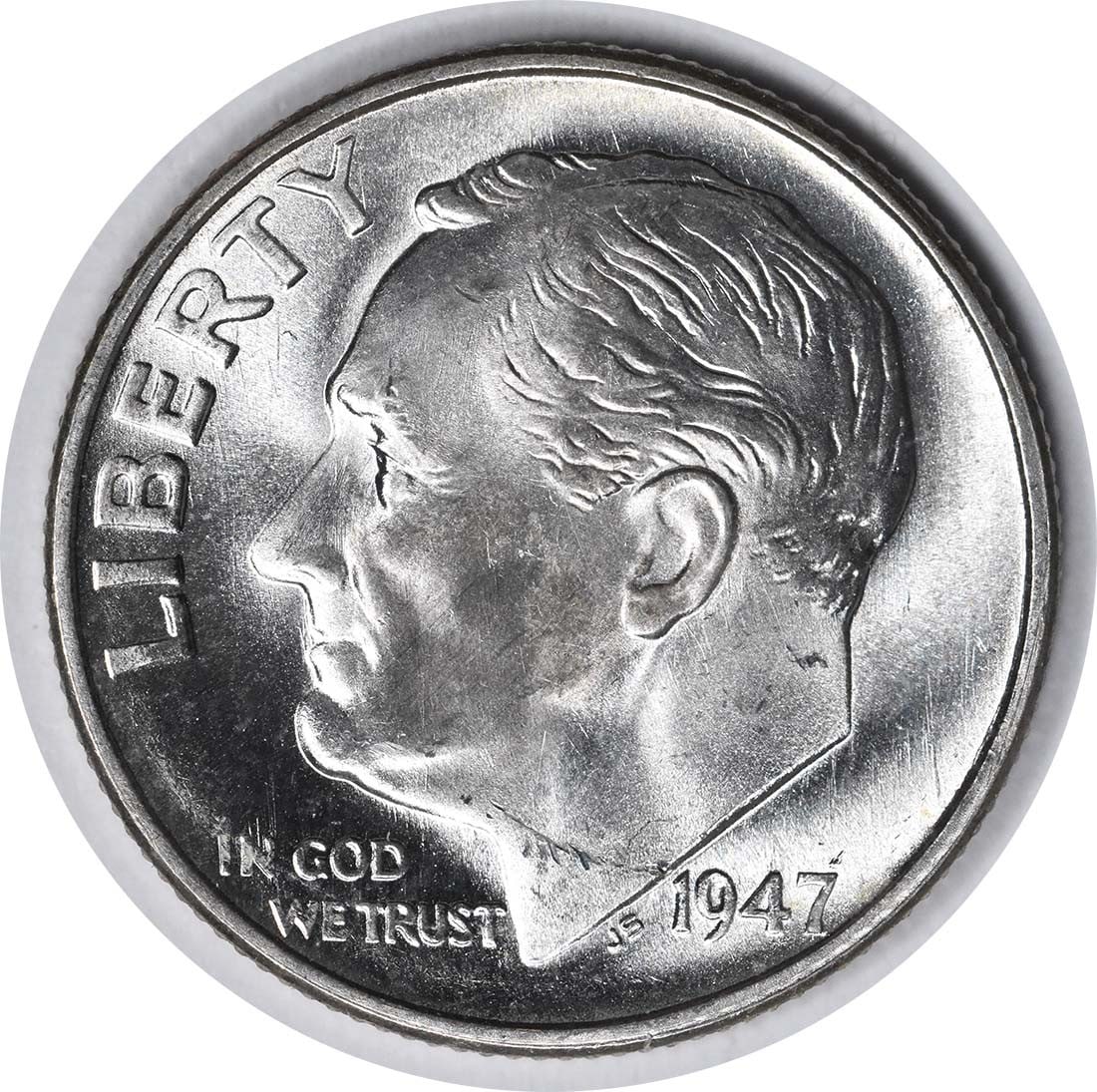 1947-S/D Roosevelt Dime Silver OMM 2 FS-502 Choice BU Uncertified (1 of 2)