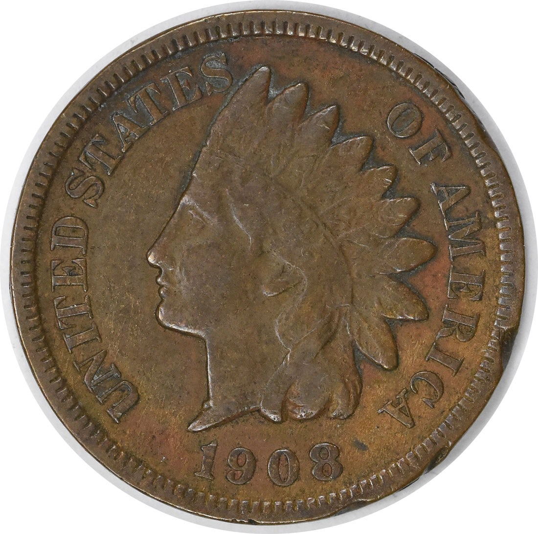 1908-S Indian Head Copper Small Cent F Uncertified: 1908-S Indian Head Copper Small Cent F Uncertified This is a 1908-S Indian Head Cent from the United States. The coin is composed of copper and is in Fine (F) condition. It is circulated and uncertifi
