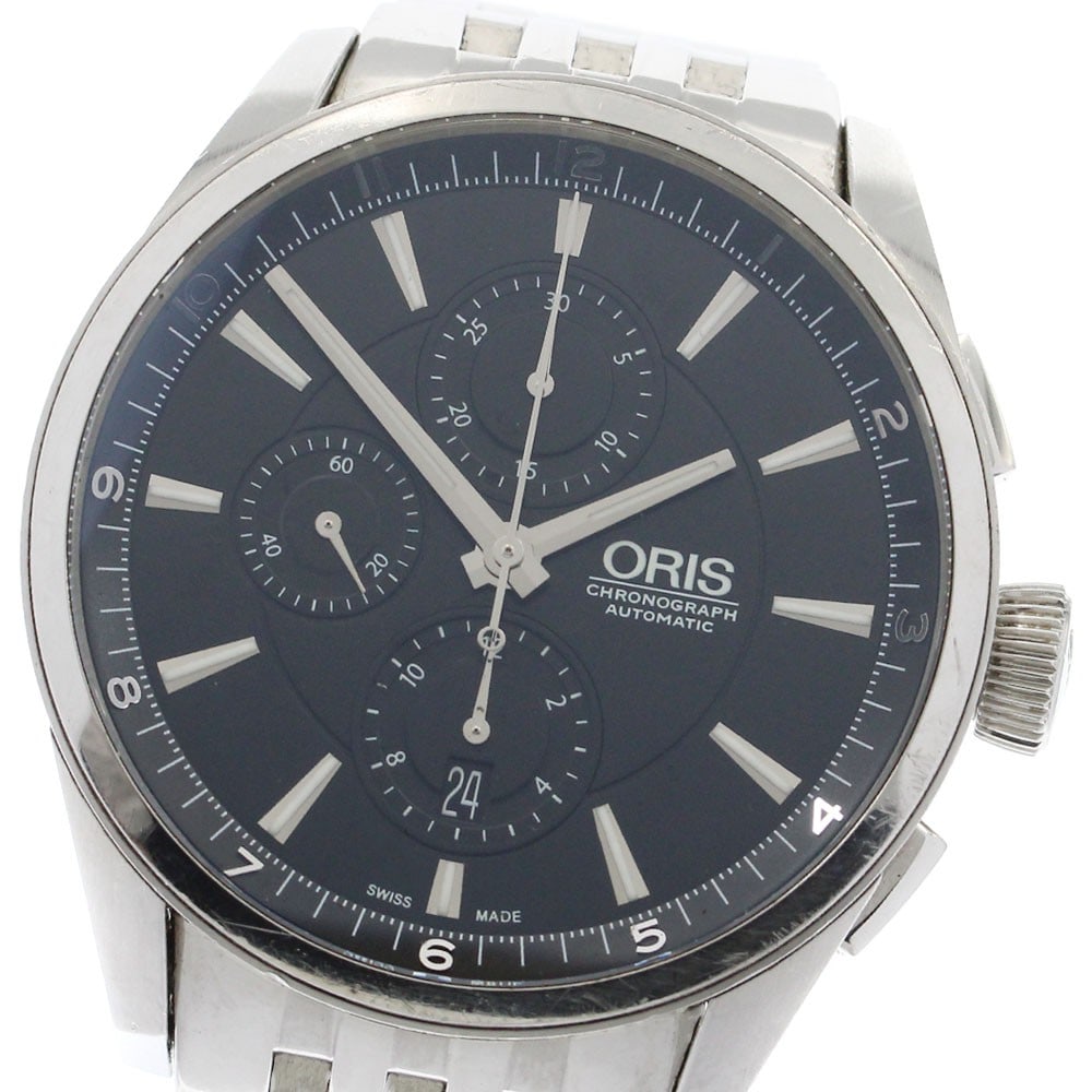 Men's Swiss Automatic Wristwatch ORIS Artix 674 7644 4054: Men's Swiss Automatic Wristwatch ORIS Artix 674 7644 4054 ORIS Artix Automatic men's wristwatch in pre-owned condition. This Swiss-made timepiece is identified as model 674 7644 4054 and is designed f