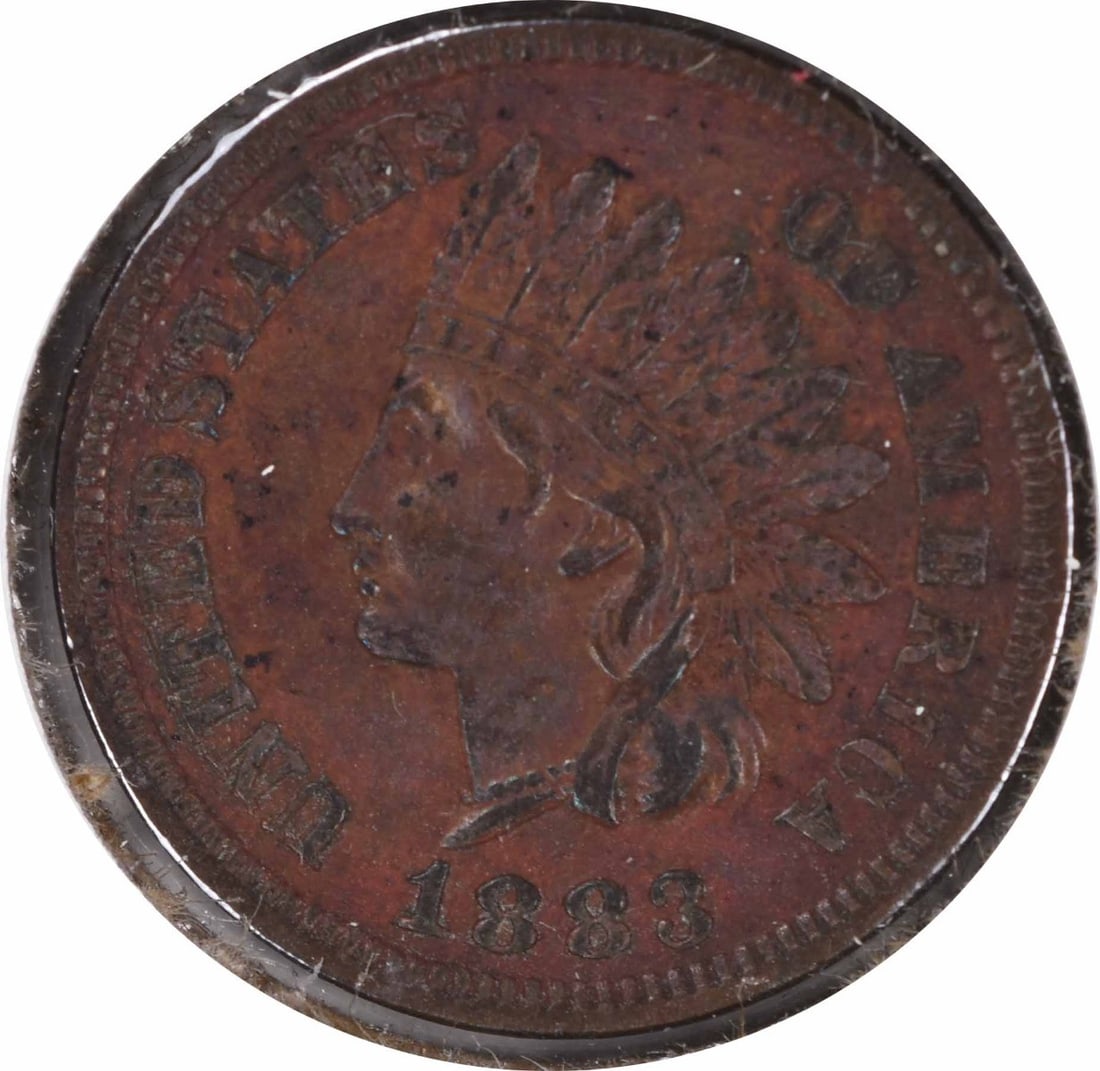 1883 Indian Head Small Cent Copper EF Uncertified (1 of 2)