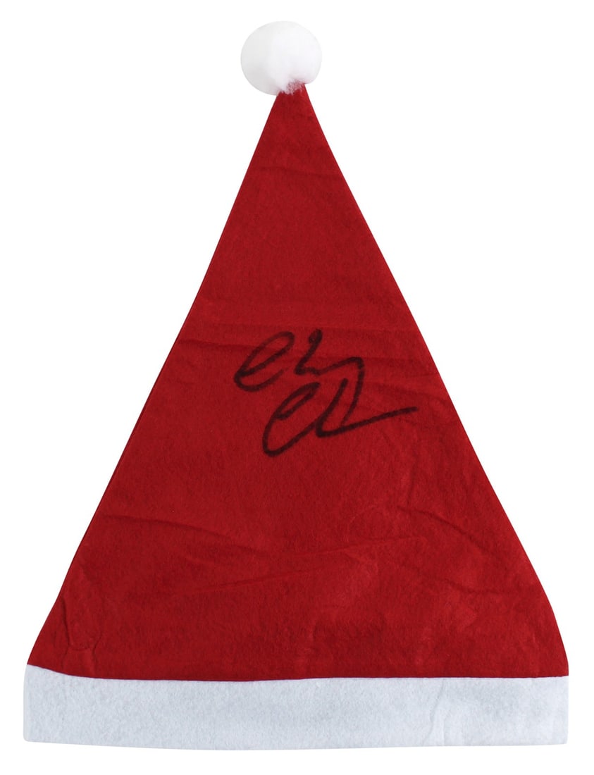 Chevy Chase Signed Santa Hat National Lampoon Christmas Vacation BAS Authenticated (1 of 7)