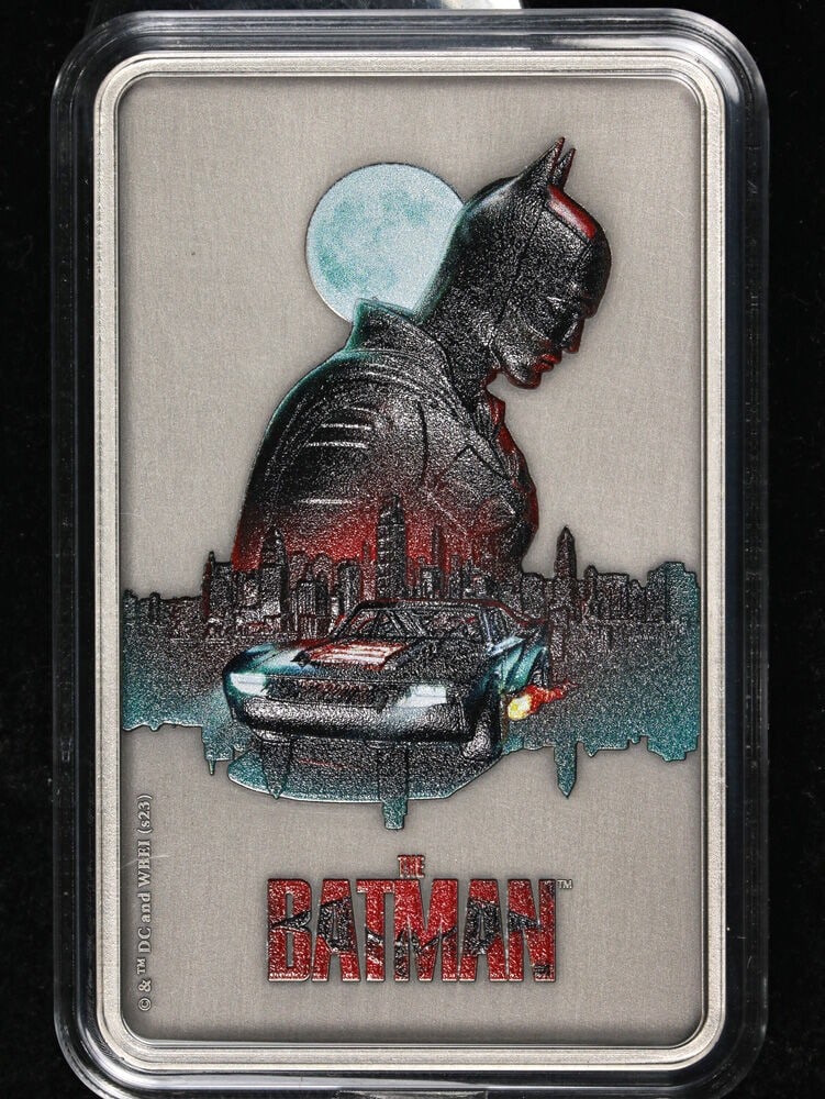 2023 Barbados $5 Batman Defending Gotham 3 Ounce Silver Coin OGP (1 of 3)