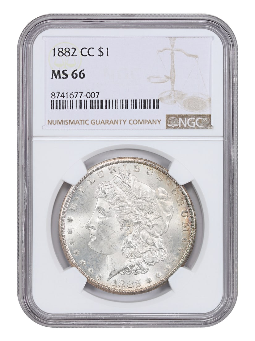 NGC MS66 1882-CC Morgan Dollar $1 Carson City (1 of 4)