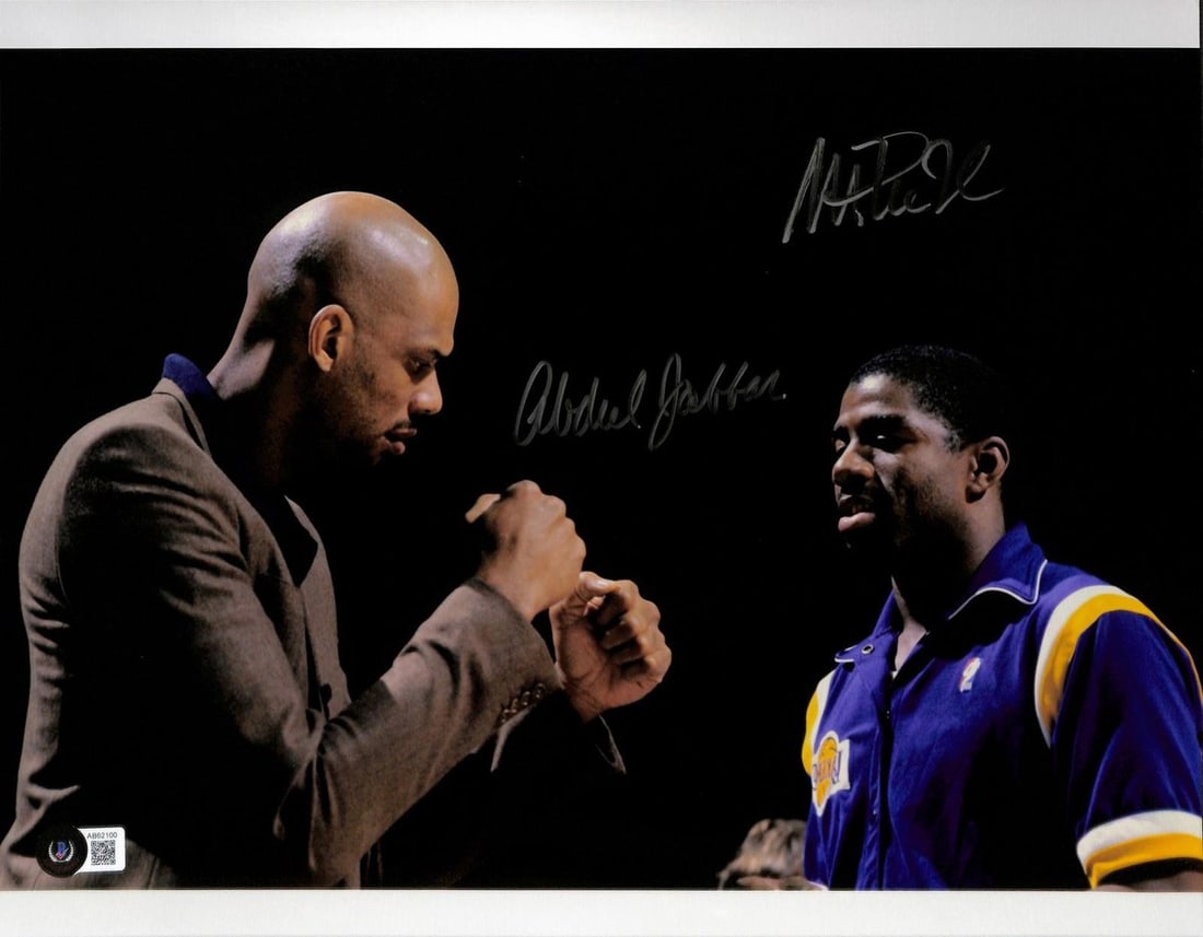 Lakers Legends Dual Signed 11x14 Photo Beckett LOA (1 of 1)