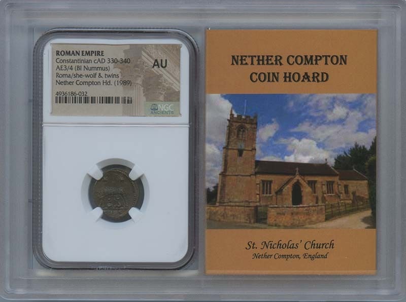 Constantinian BI Nummus Coin cAD 330-340 NGC AU50 Certified (1 of 4)