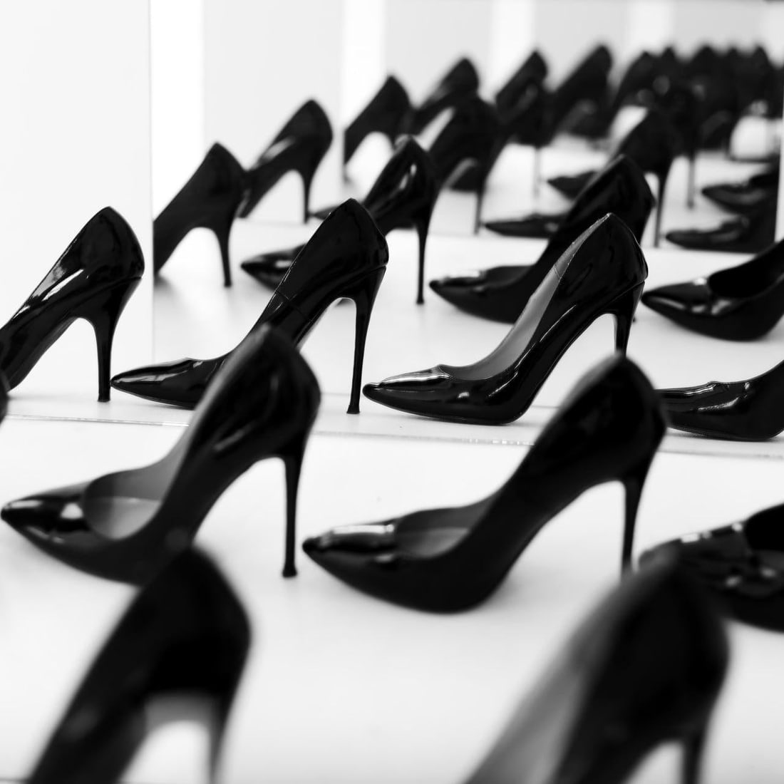 Olha Stepanian signed 24" black and white photo Women edition 2 of 15: Olha Stepanian signed 24" black and white photo Women edition 2 of 15 "Women" is a black and white photographic print by Olha Stepanian, created in 2022. This un-used piece is part of a limited editio