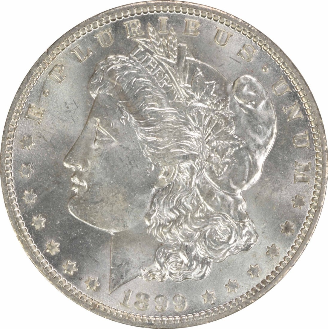 Choice BU 1899-O Uncirculated Morgan Dollar Uncertified Silver Coin: Choice BU 1899-O Uncirculated Morgan Dollar Uncertified Silver Coin This 1899-O Morgan Silver Dollar is an uncirculated coin in Choice Brilliant Uncirculated (BU) condition. It was minted in New Orlea