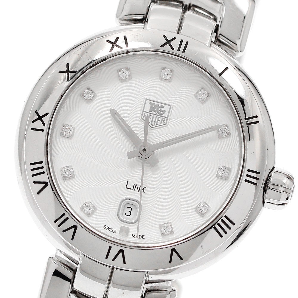Tag Heuer Link WAT1411 Quartz Date Womens Steel Watch (1 of 6)
