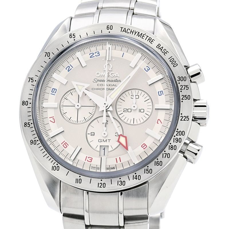 OMEGA Broad Arrow Chronograph Men's Wristwatch Speedmaster 3581.30: OMEGA Broad Arrow Chronograph Men's Wristwatch Speedmaster 3581.30 This is an OMEGA Speedmaster Broad Arrow 3581.30 chronograph wristwatch designed for men. It is a Swiss-made timepiece and is offered
