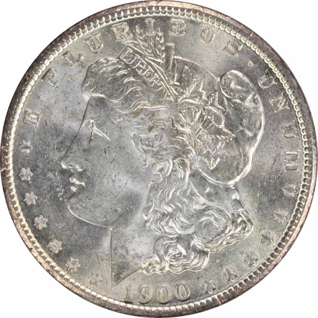 Choice BU 1900 Silver Morgan Dollar Uncertified Philadelphia Mint: Choice BU 1900 Silver Morgan Dollar Uncertified Philadelphia Mint This is a 1900 Morgan Silver Dollar from the United States, featuring a composition of silver. The coin is uncirculated and is classif