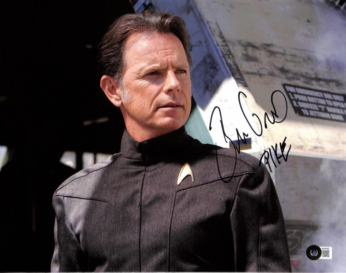 11x14 Bruce Greenwood Captain Pike signed Star Trek photo Beckett authenticated (1 of 1)