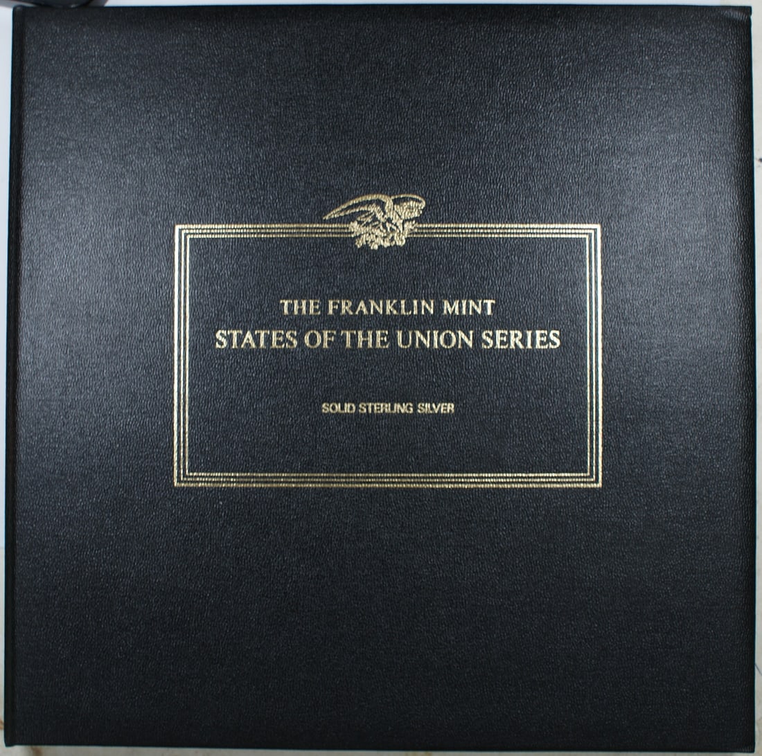Sterling Silver States of the Union Medal Set with Binder and Booklet (1 of 7)