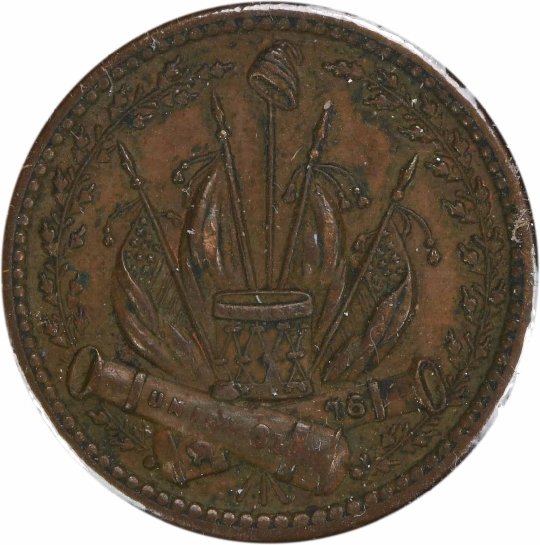 Uncirculated Copper Civil War Patriotic Our Country Token United States (1 of 2)