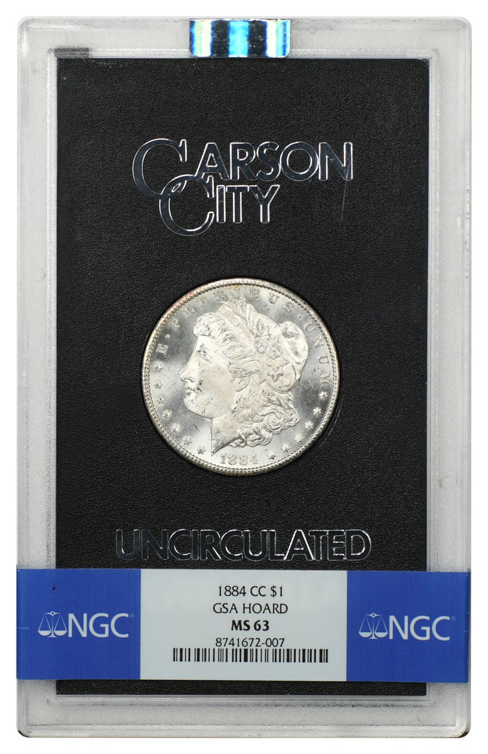 1884 Carson City Morgan Dollar $1 NGC MS63 GSA (1 of 4)