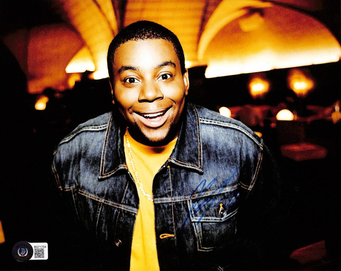 Kenan Thompson Signed 8x10 Photo SNL Beckett Certified BG71704: Kenan Thompson Signed 8x10 Photo SNL Beckett Certified BG71704 This is an 8x10 color photograph signed by Kenan Thompson, the renowned actor from the iconic TV series Saturday Night Live. The autograp