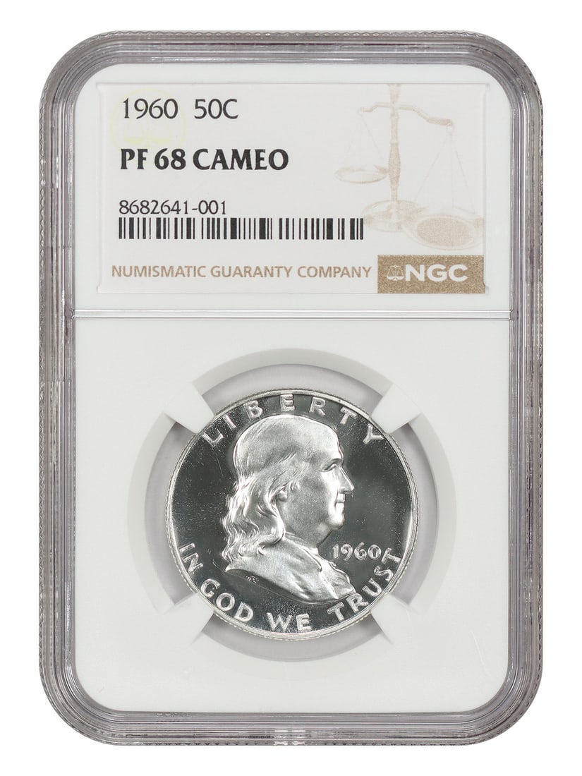 NGC PR68CAM 1960 Franklin Half Dollar 50C (1 of 4)
