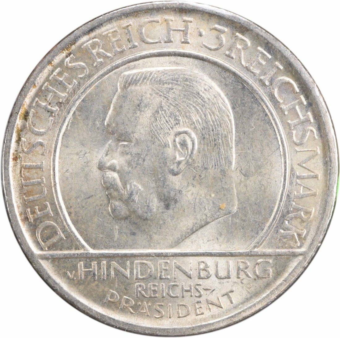 Uncirculated 1929 Weimar Republic 3 Mark Silver Coin KM63 BU: Uncirculated 1929 Weimar Republic 3 Mark Silver Coin KM63 BU This is a 1929 German Weimar Republic 3 Mark coin commemorating the Constitution, featuring a Brilliant Uncirculated (BU) grade and compose