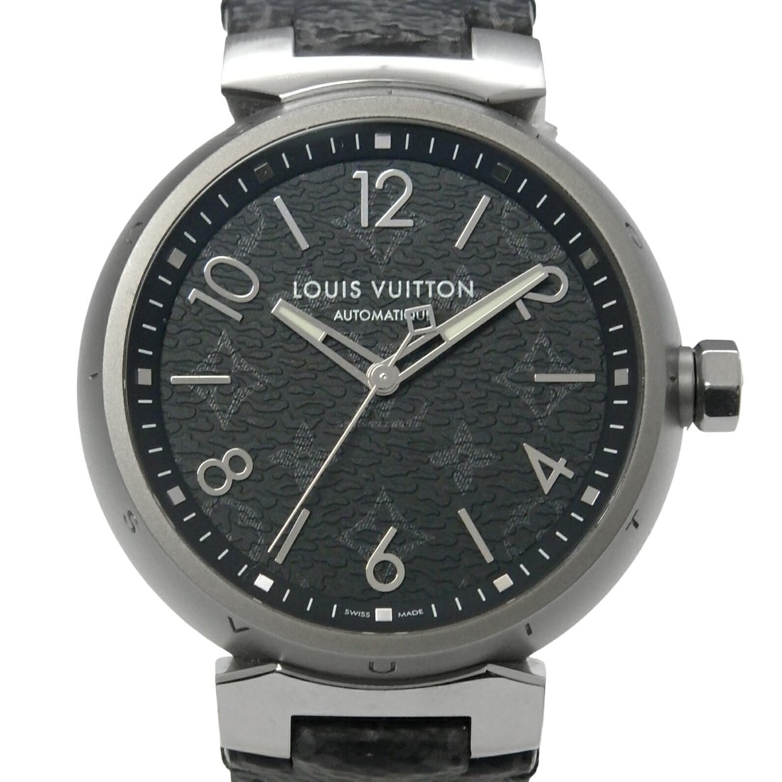 Louis Vuitton Tambour Eclipse Men's Monogram Wristwatch QA140 (1 of 6)