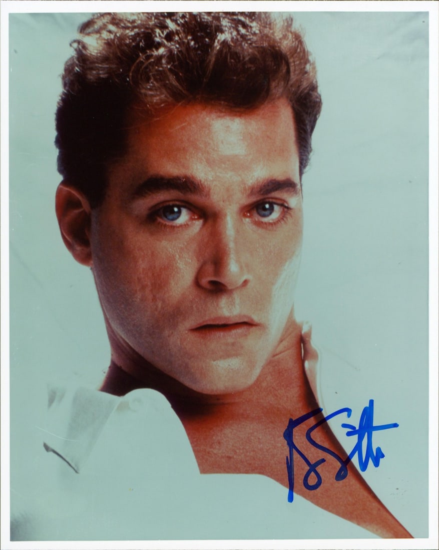 Signed Goodfellas 8x10 Vertical Photo Ray Liotta JSA COA: Signed Goodfellas 8x10 Vertical Photo Ray Liotta JSA COA This is an original 8x10 vertical photograph personally signed by Ray Liotta from the film Goodfellas. The autograph is authenticated by JSA an