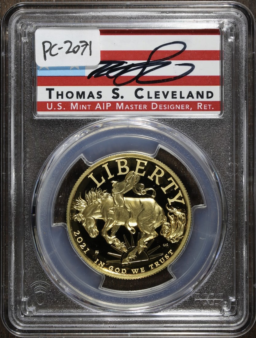 PCGS PR70 2021-W American Liberty Gold $100 First Day Issue (1 of 2)