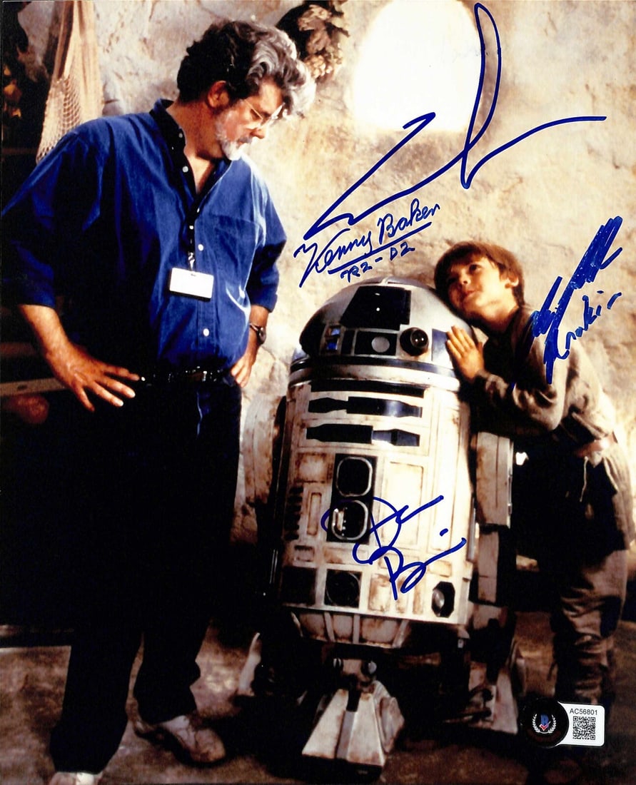 Star Wars Phantom Menace 8x10 signed photo Beckett LOA (1 of 1)