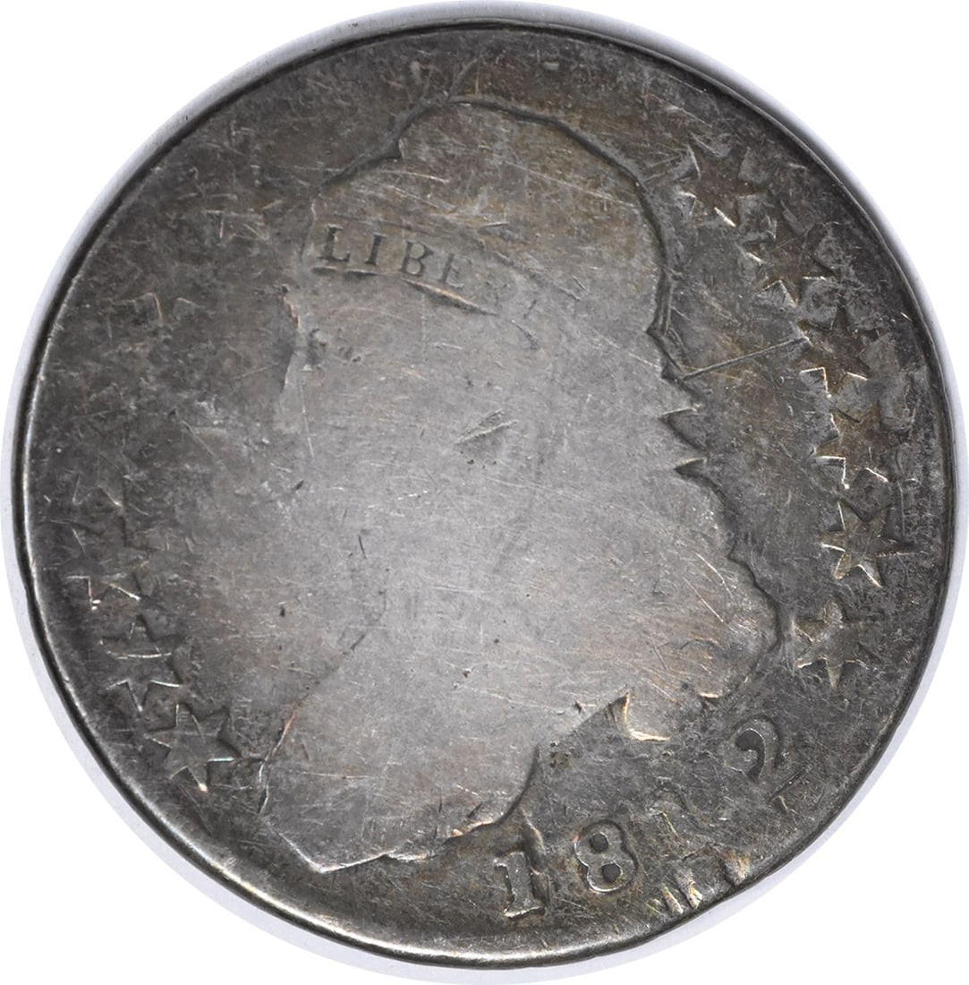 1812 Bust Silver Half Dollar 50C John Reich Uncertified Coin (1 of 2)