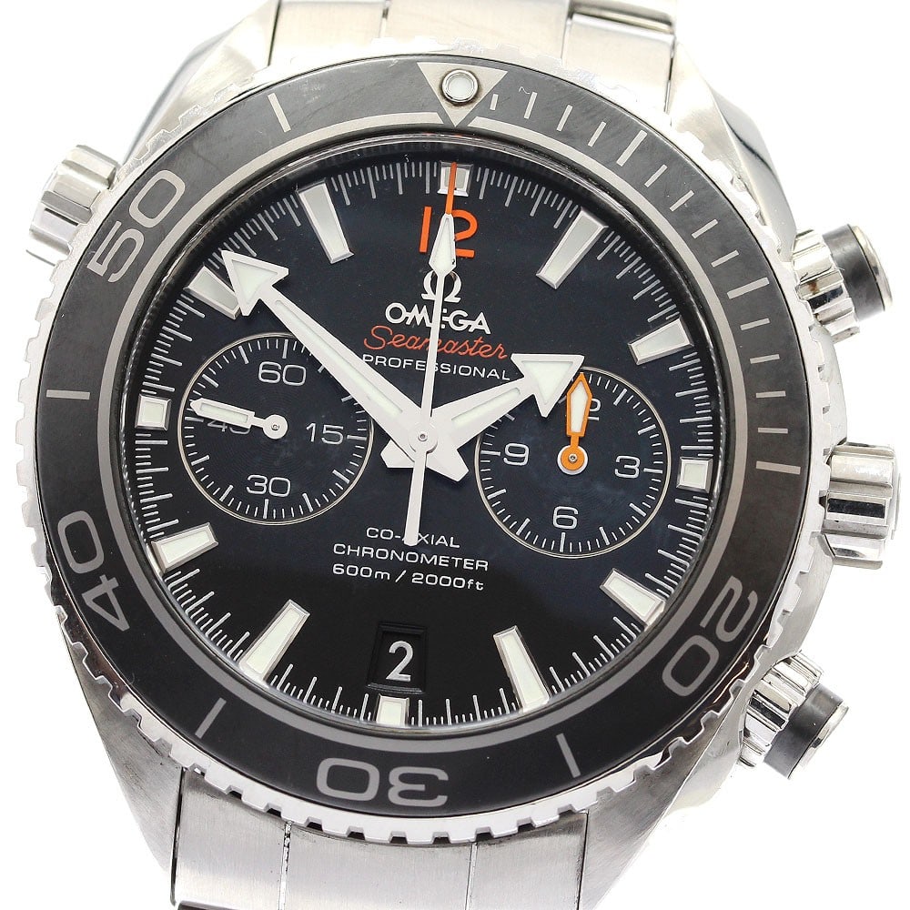 OMEGA Planet Ocean Chronograph Seamaster 600 Men's Wristwatch: OMEGA Planet Ocean Chronograph Seamaster 600 Men's Wristwatch This is an OMEGA Seamaster 600 Planet Ocean Chronograph wristwatch, model 232.30.46.51.01.003. Designed for men, this Swiss-made timepiece