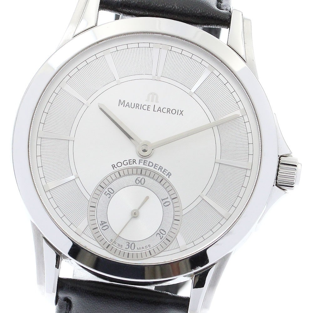 Maurice Lacroix PT7528 Pontos mens wristwatch with small seconds: Maurice Lacroix PT7528 Pontos mens wristwatch with small seconds Maurice Lacroix Pontos Small Seconds men's wristwatch. This pre-owned timepiece is from Switzerland and is designed for men. Specificat