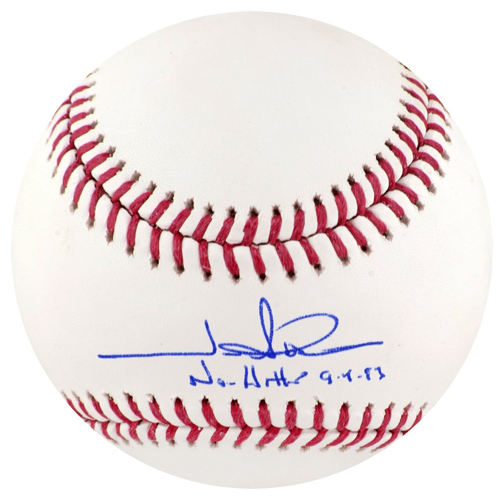 Rawlings Official MLB Baseball Signed by Jim Abbott No Hitter Inscription (1 of 1)