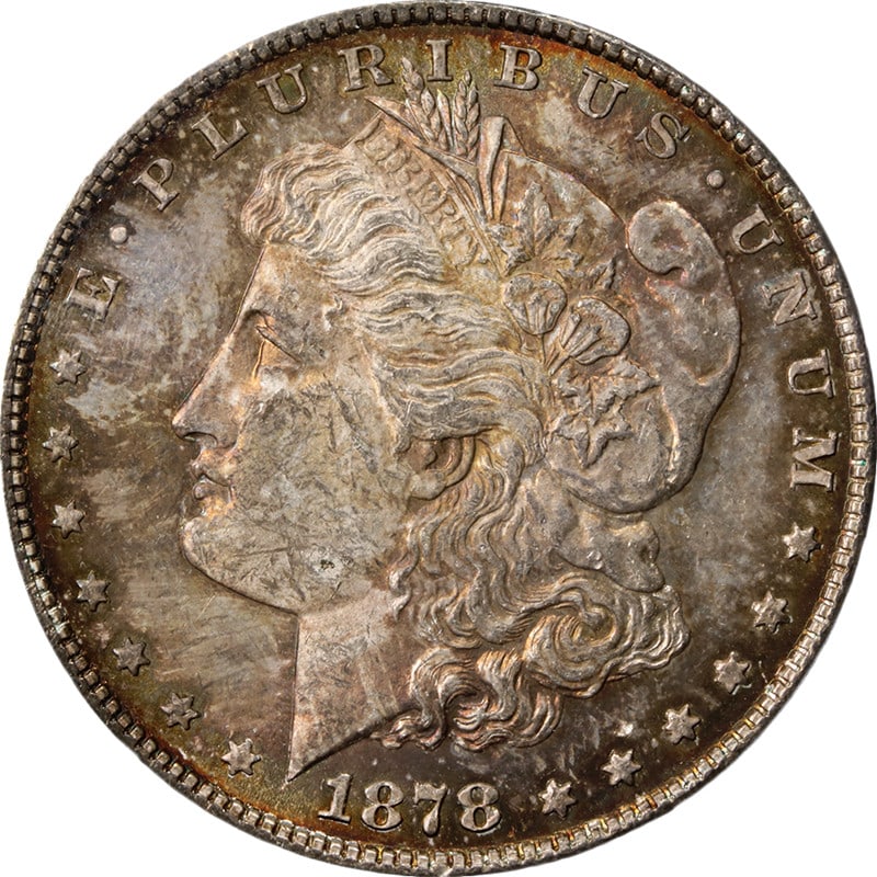 1878-P Morgan Silver Dollar 8TF PCGS MS63 (1 of 4)