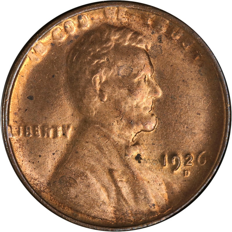 1926-D Copper Lincoln Cent BU+ Uncertified (1 of 2)