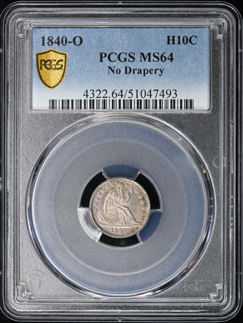 1840-O PCGS MS64 Liberty Seated Half Dime No Drapery (1 of 5)