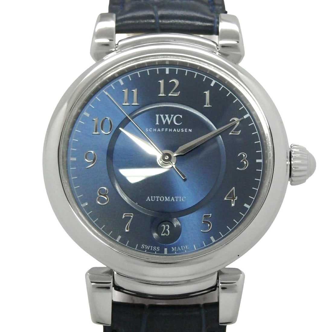 IWC Ladies Automatic Da Vinci 36 Blue Dial Wristwatch (1 of 6)