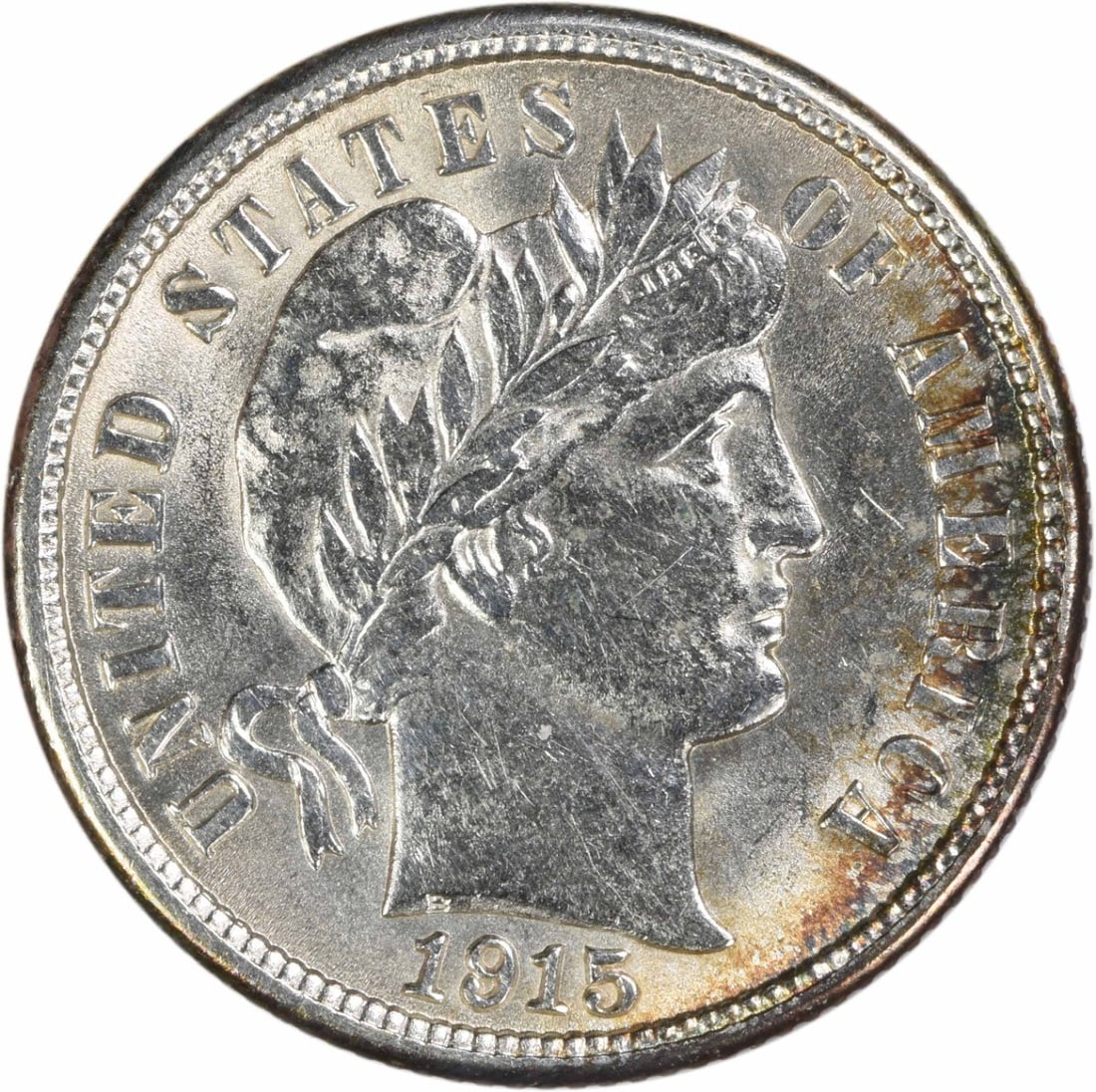 1915 Barber 10C Silver Coin BU Uncertified (1 of 2)