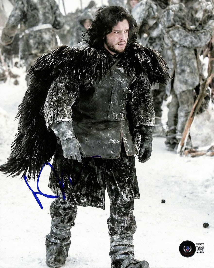 Beckett Authenticated Kit Harington signed Game of Thrones 8x10 photo (1 of 1)