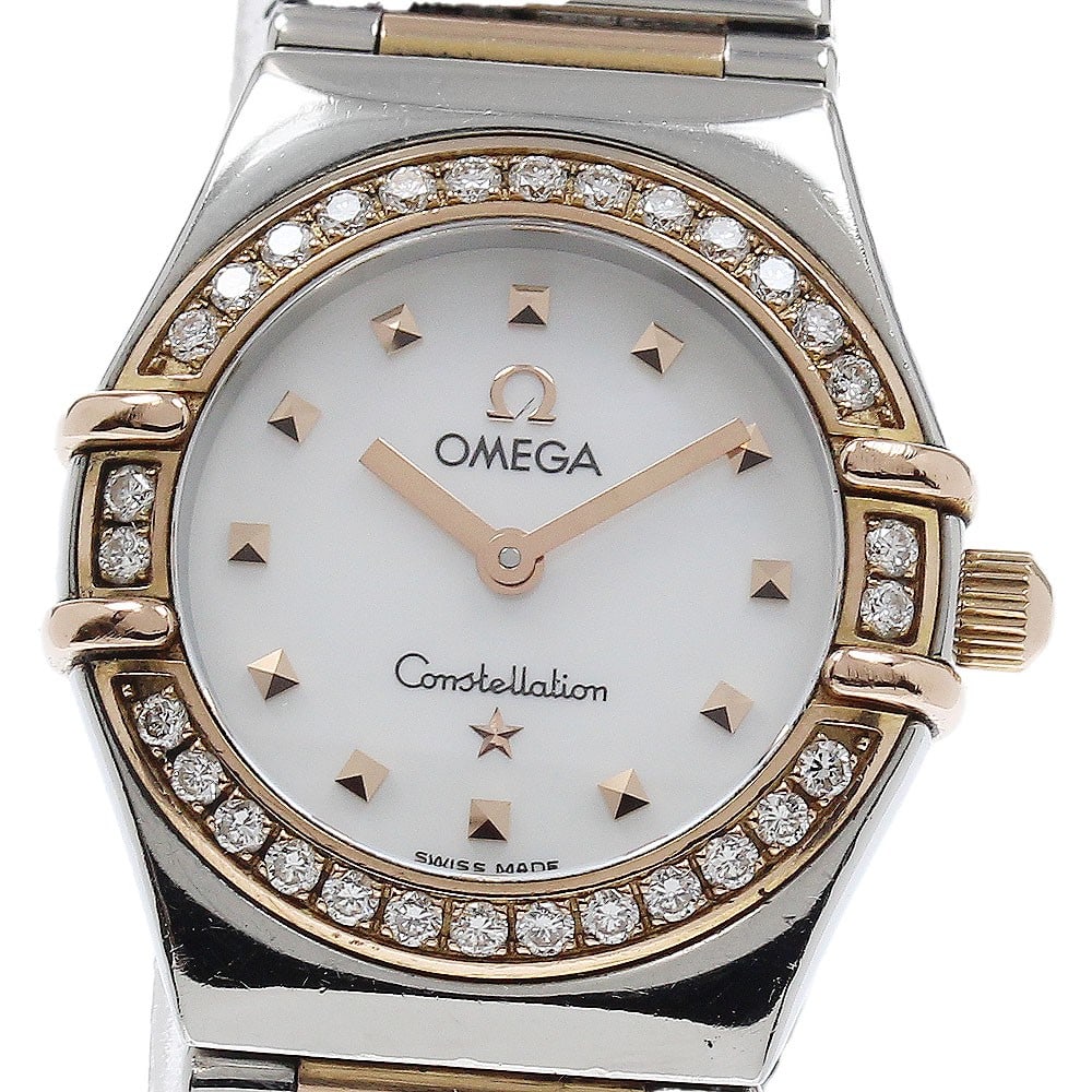 OMEGA Constellation Mini My Choice Womens Quartz Wristwatch 1368.71 (1 of 6)