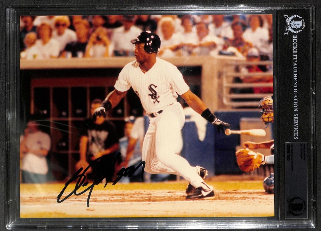 Bo Jackson autograph 8x10 White Sox photo Beckett authenticated (1 of 1)