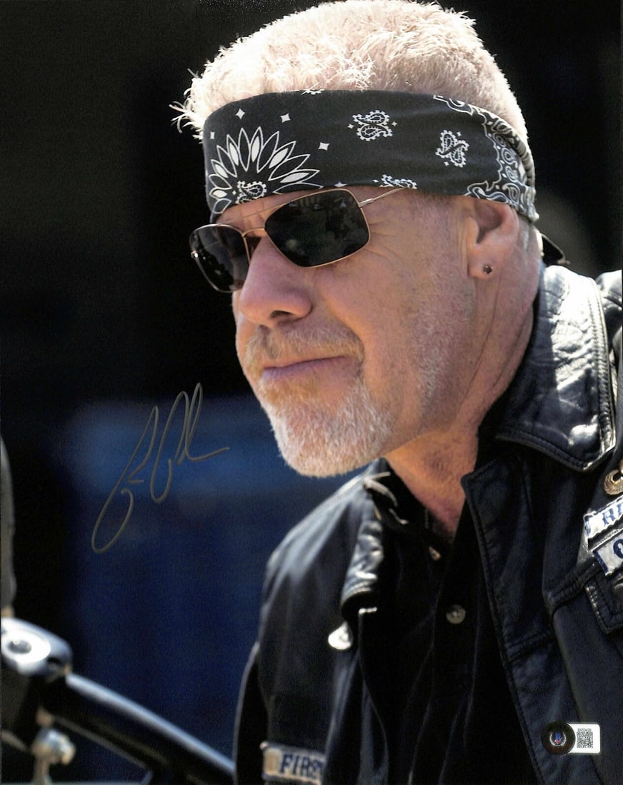 Ron Perlman Signed 11x14 Photograph Clay Morrow Sons of Anarchy Beckett Certified: Ron Perlman Signed 11x14 Photograph Clay Morrow Sons of Anarchy Beckett Certified This stunning 11x14 photograph features Ron Perlman as "Clay Morrow" from the acclaimed TV series Sons of Anarchy. The