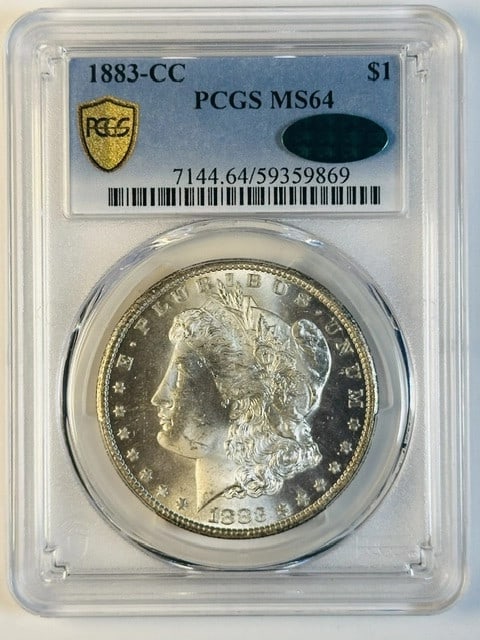 1883 Carson City Morgan Dollar PCGS MS64 CAC (1 of 2)