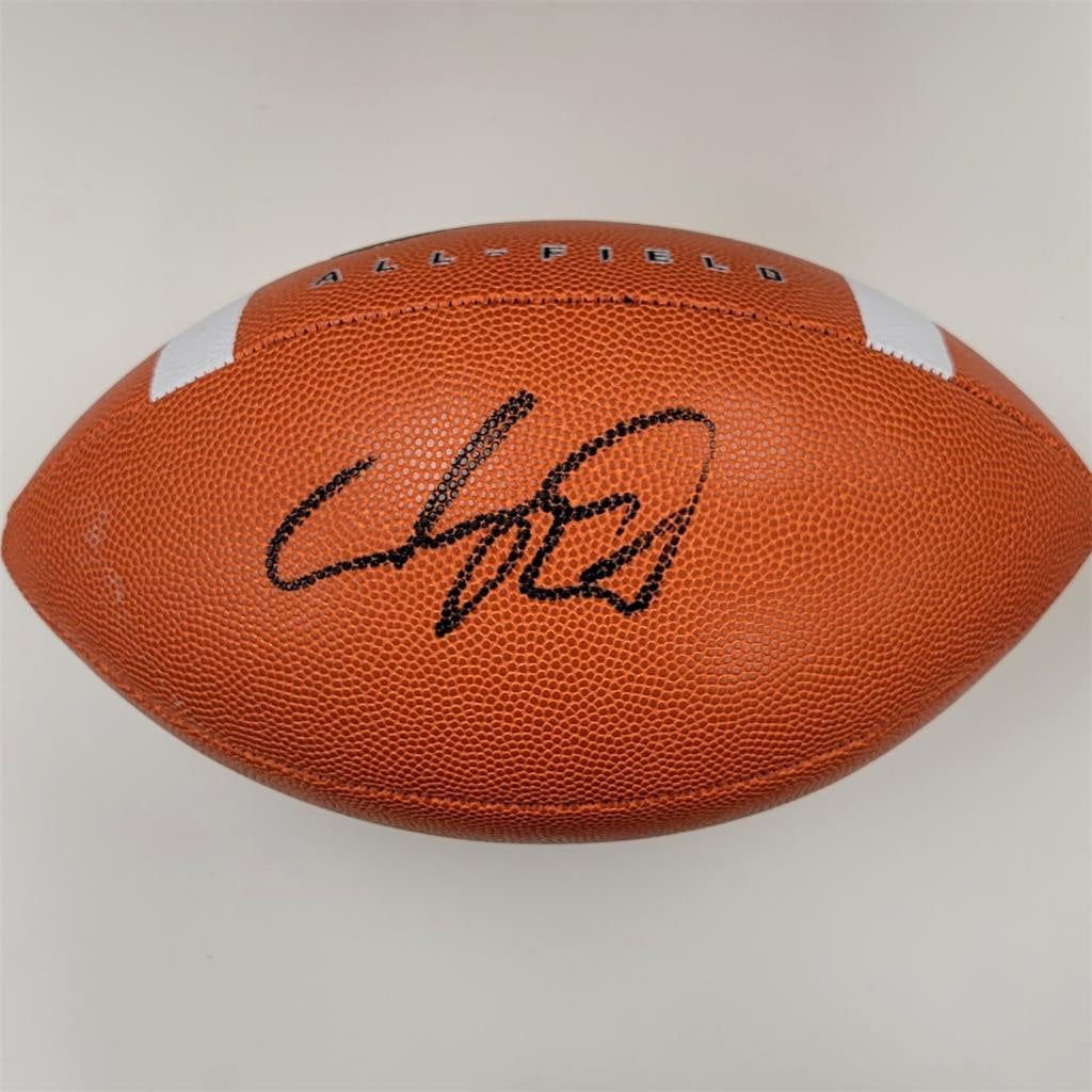 Football autographed by Adam Sandler Waterboy Longest Yard Beckett authenticated (1 of 3)