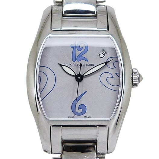 Girard Perregaux Richeville Ladies Automatic Stainless Steel Watch: Girard Perregaux Richeville Ladies Automatic Stainless Steel Watch This Girard Perregaux Richeville women's wristwatch features a stainless steel case with a silver dial and an automatic movement. Des